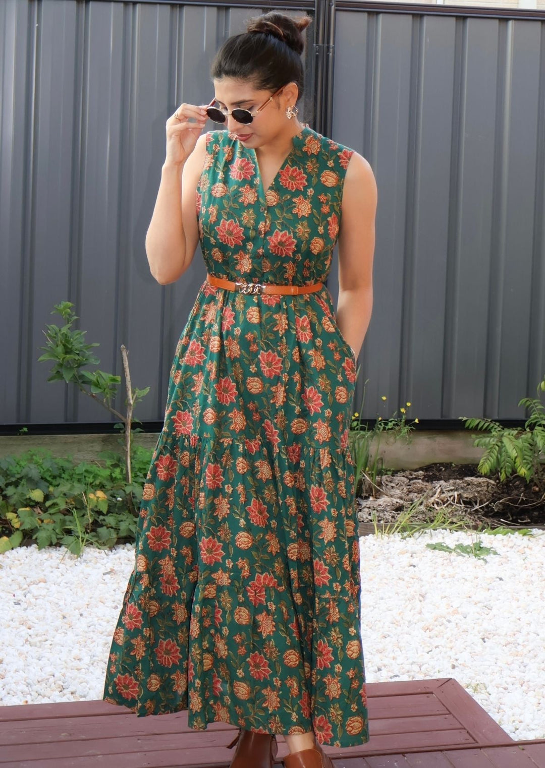 Boho Tiered Maxi Dress Vanya
