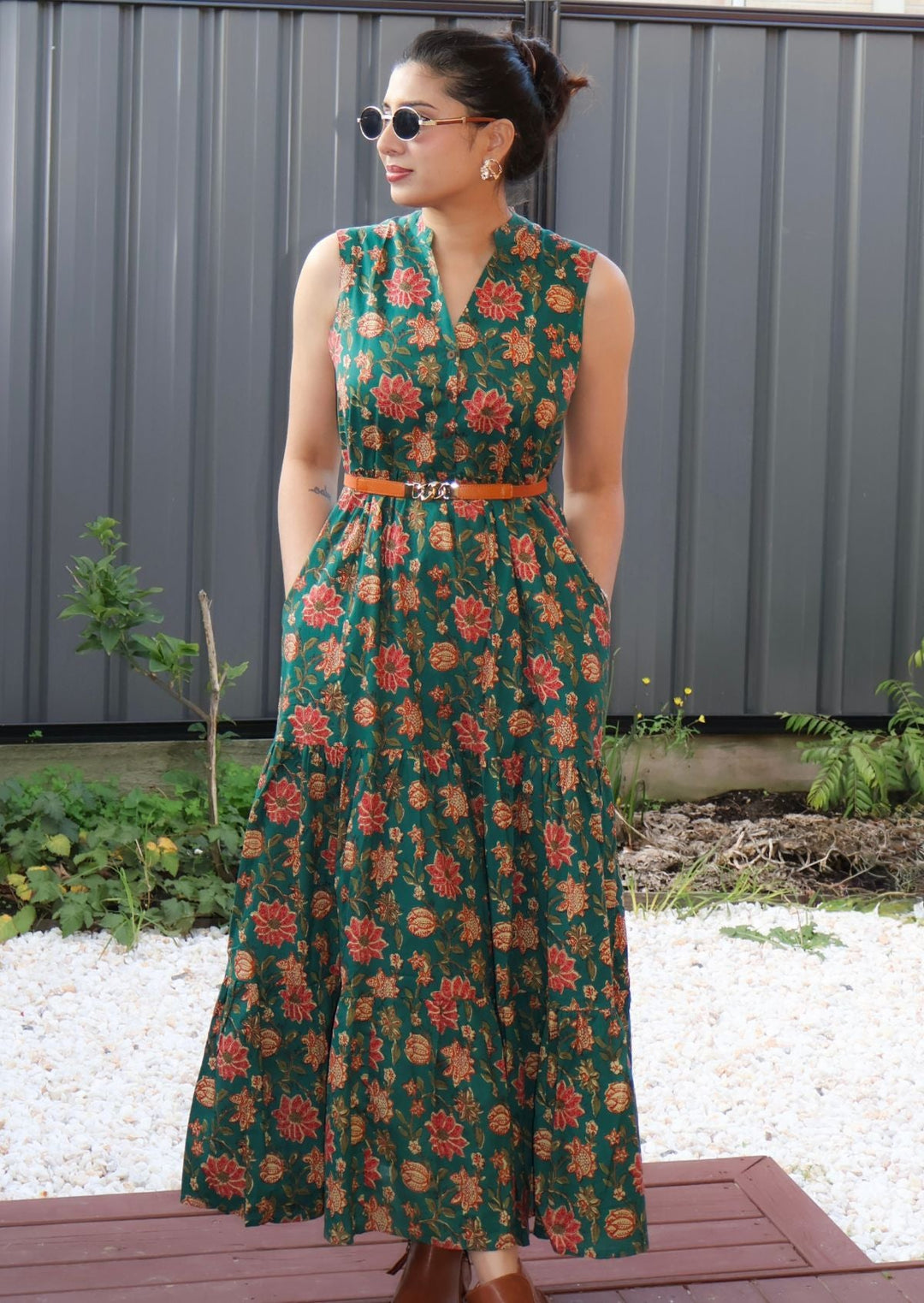 Boho Tiered Maxi Dress Vanya