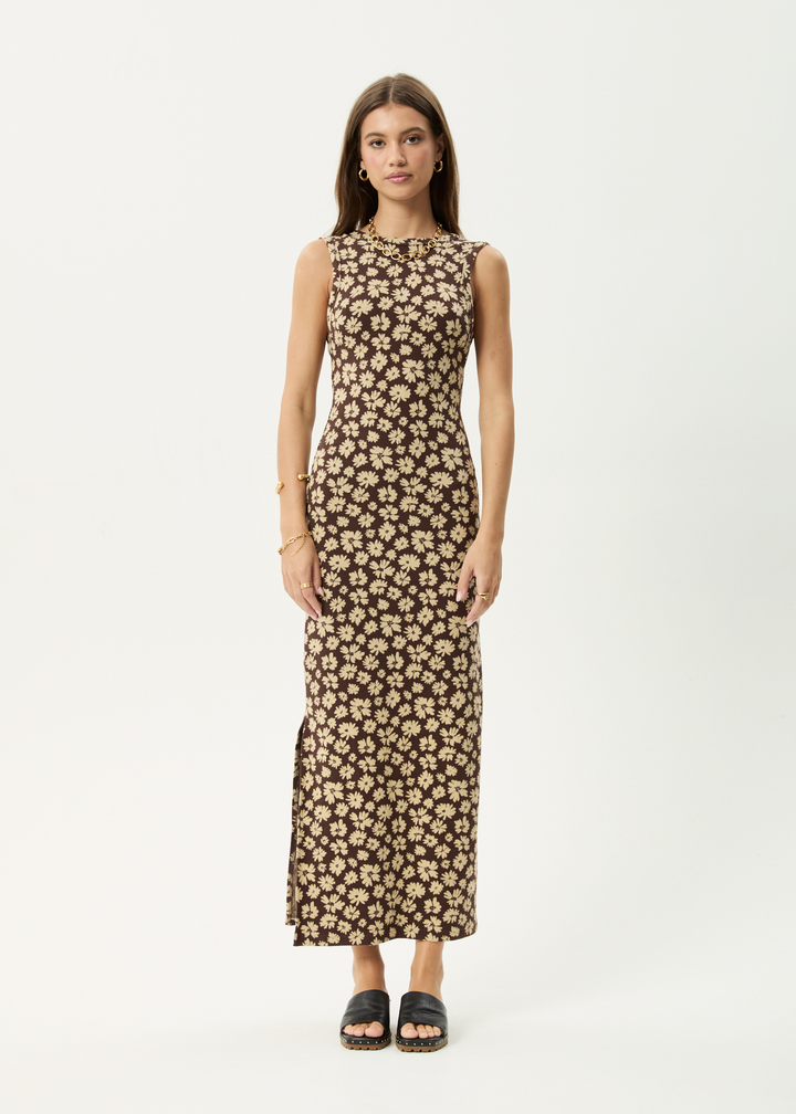 Womens Astoria - Maxi Dress - Coffee