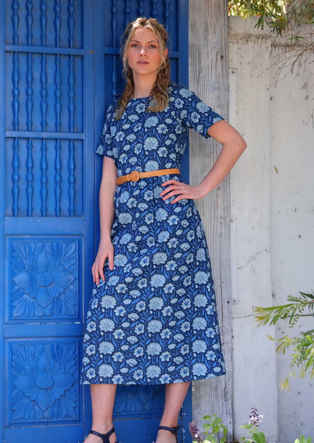 August Dress Blue Meadow