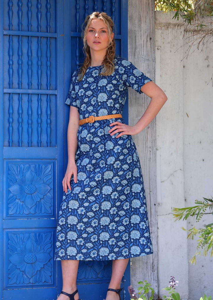 August Dress Blue Meadow