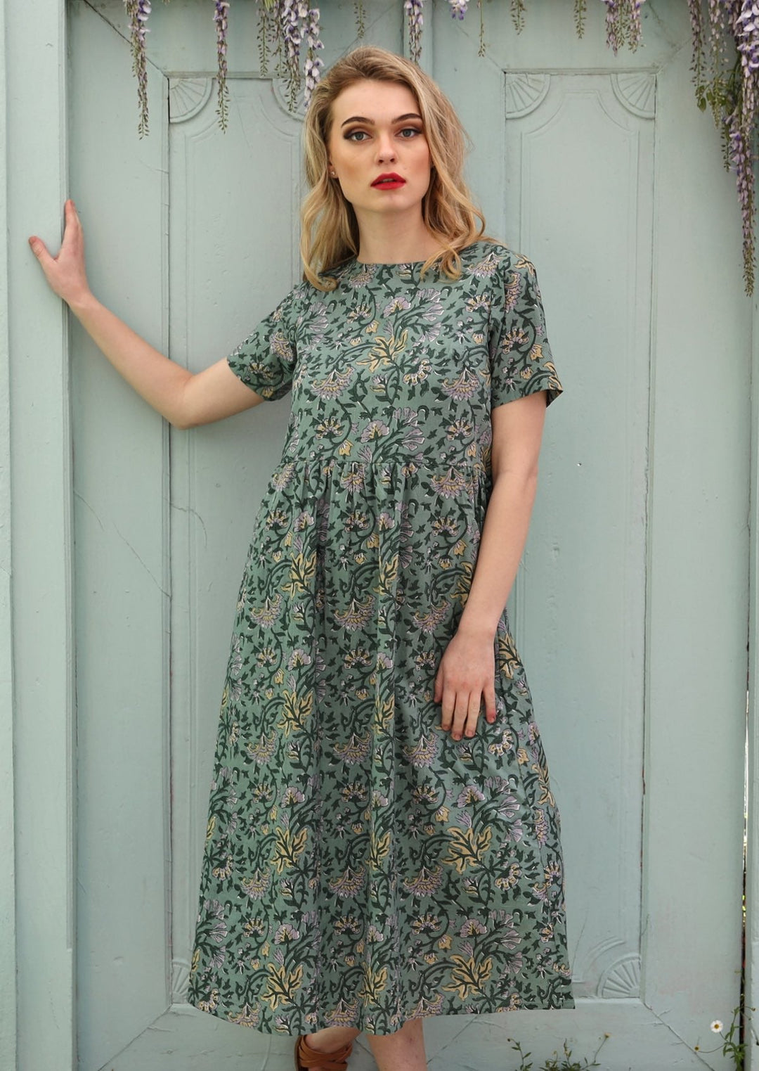 August Dress Sage