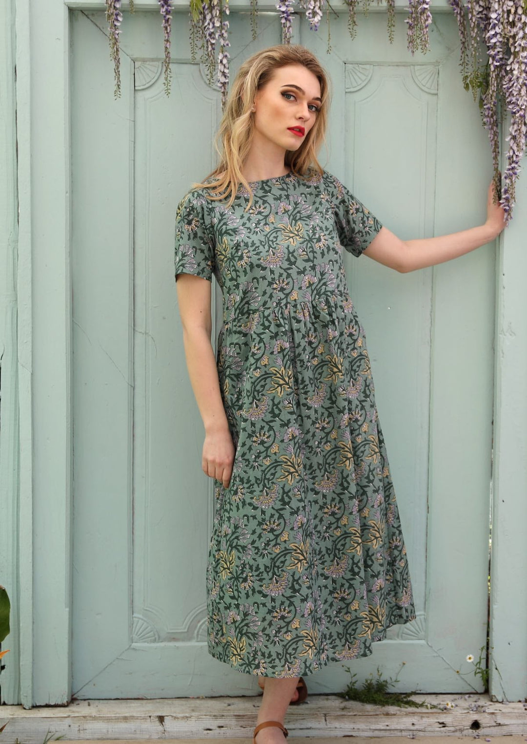 August Dress Sage