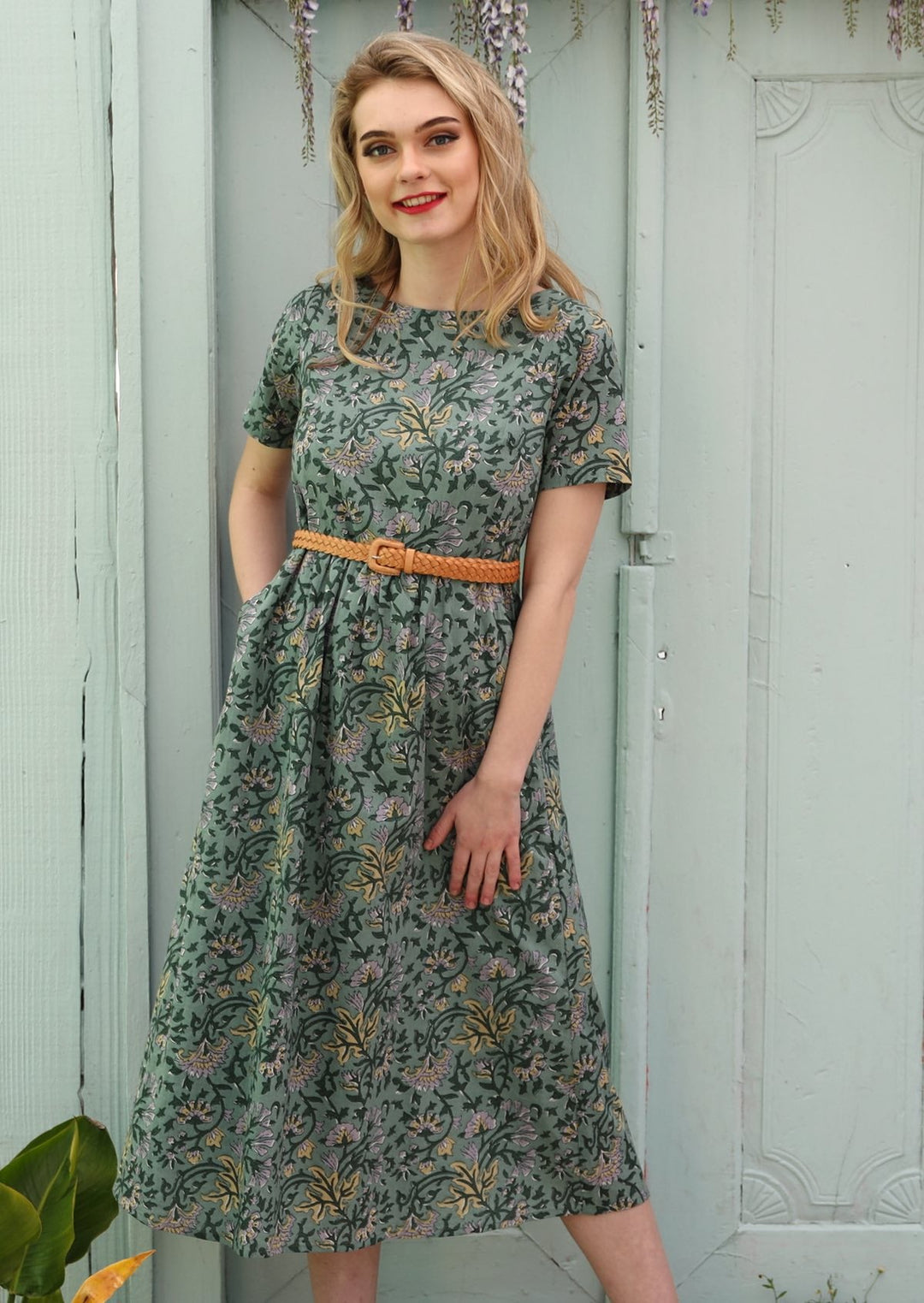 August Dress Sage