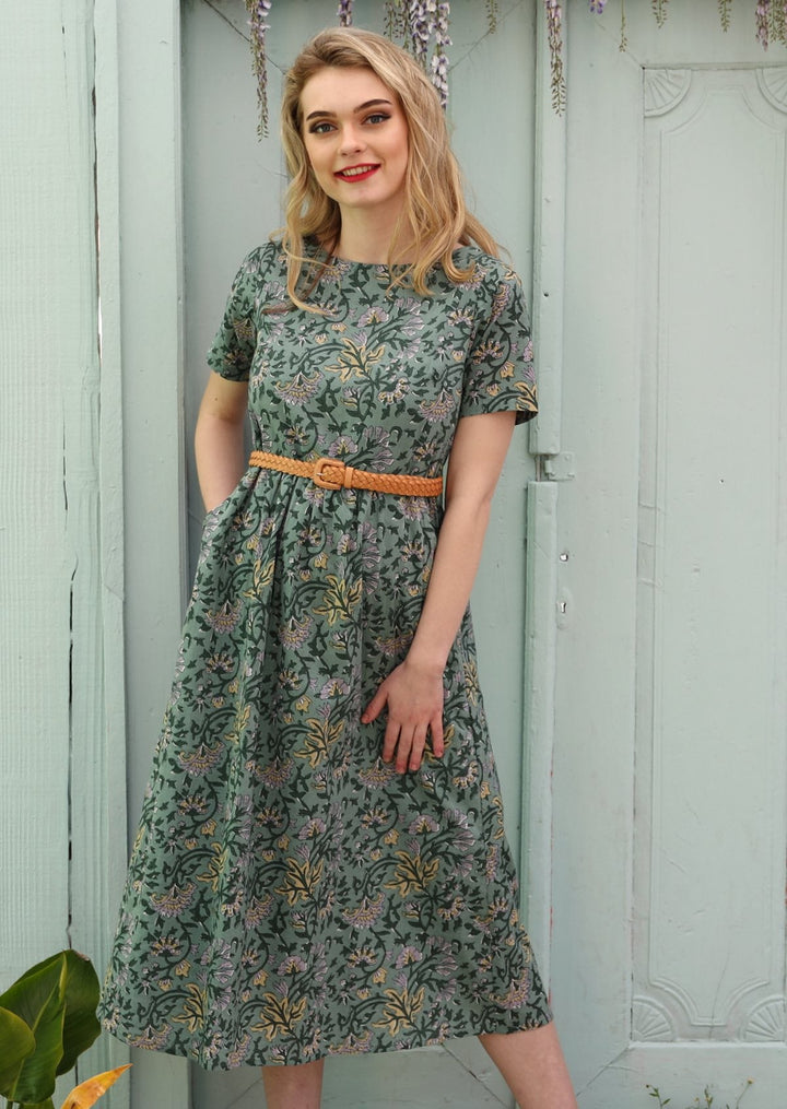 August Dress Sage