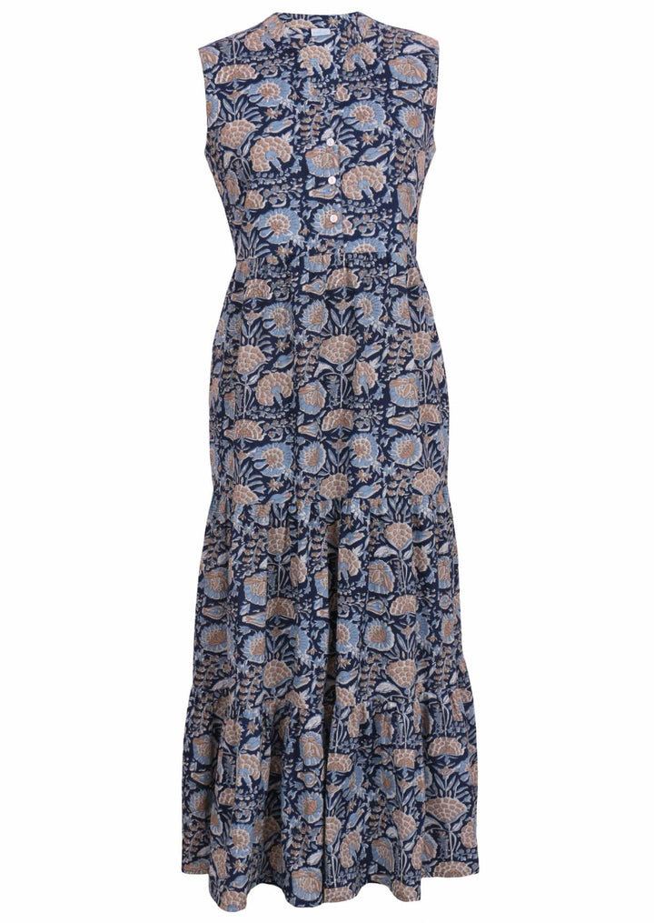 Boho Tiered Maxi Dress Dahlia