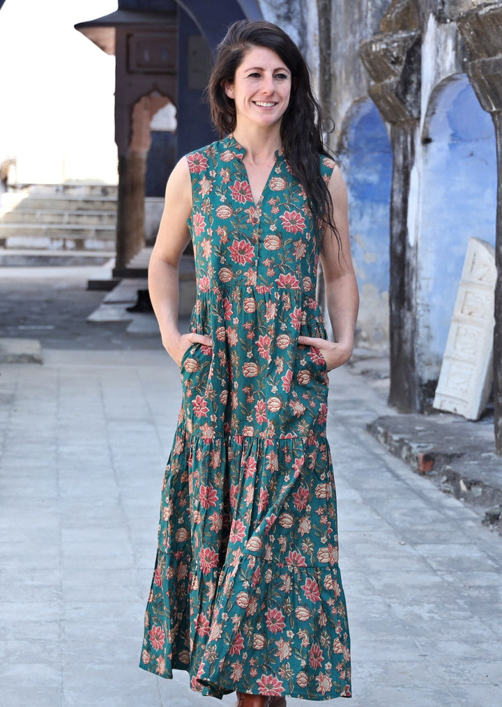 Boho Tiered Maxi Dress Vanya
