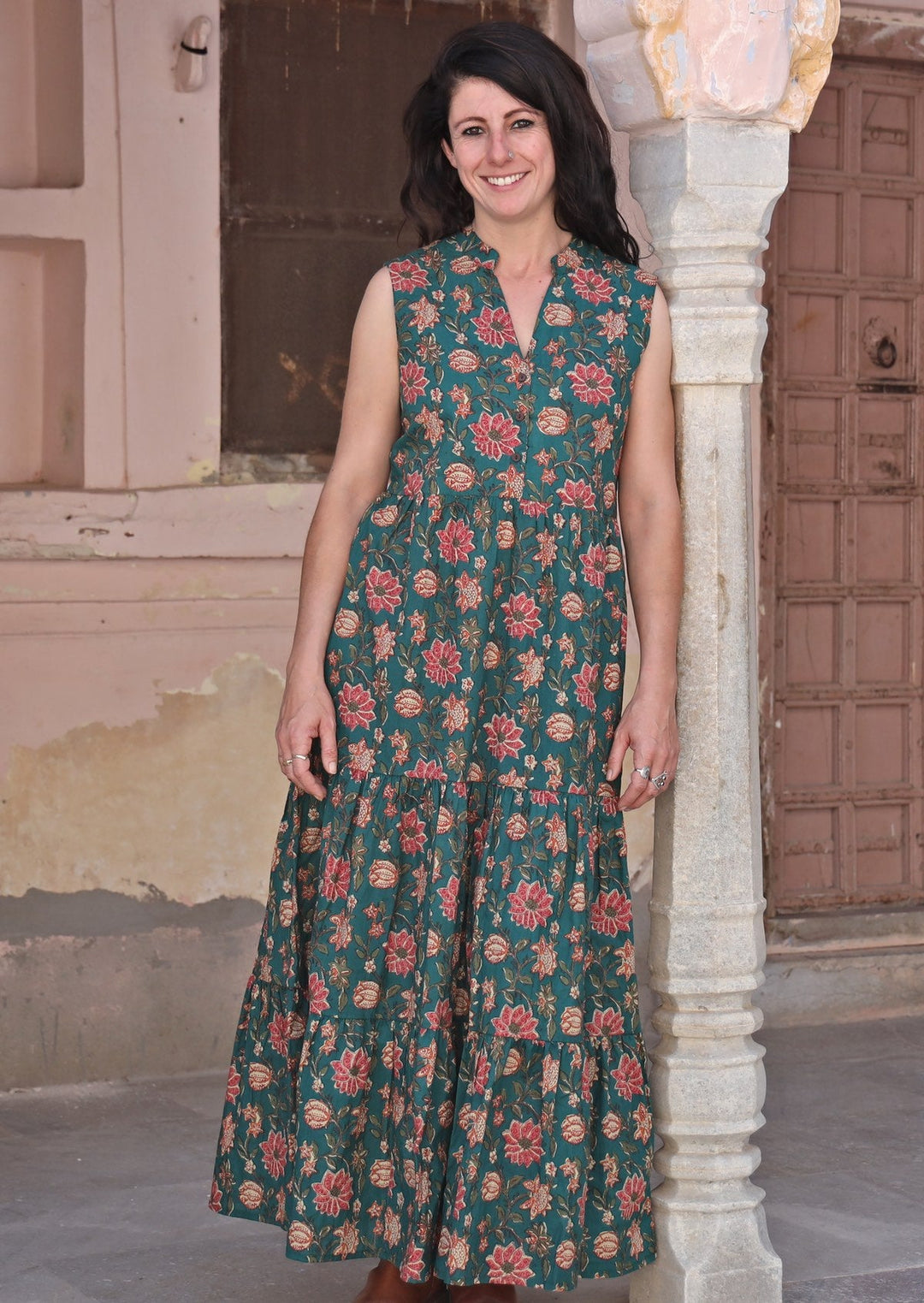 Boho Tiered Maxi Dress Vanya
