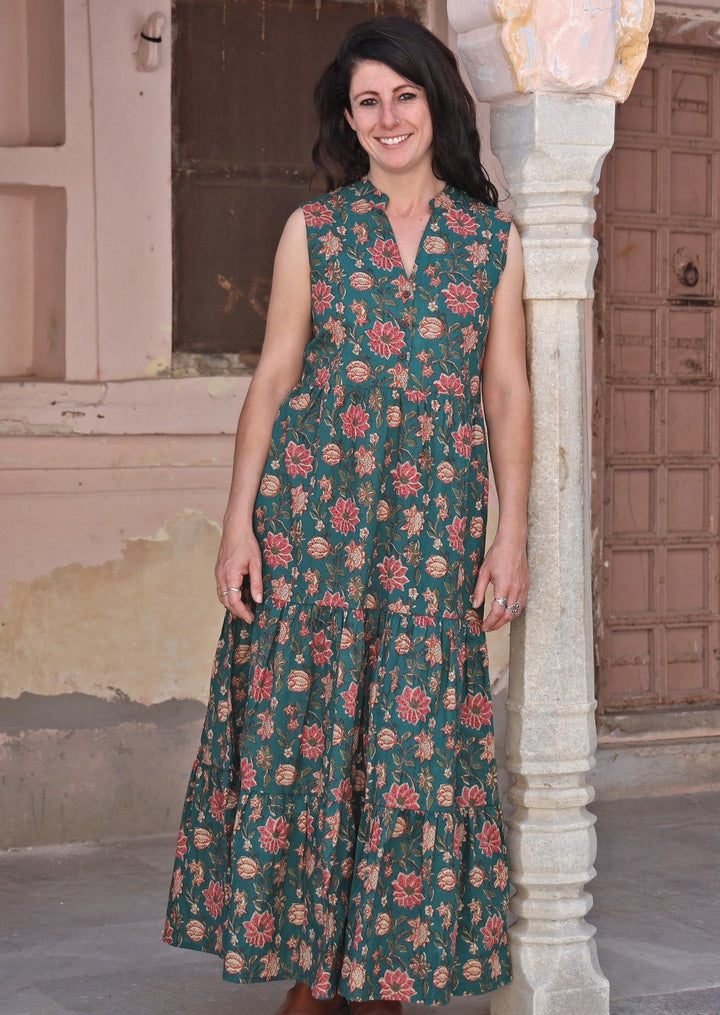Boho Tiered Maxi Dress Vanya