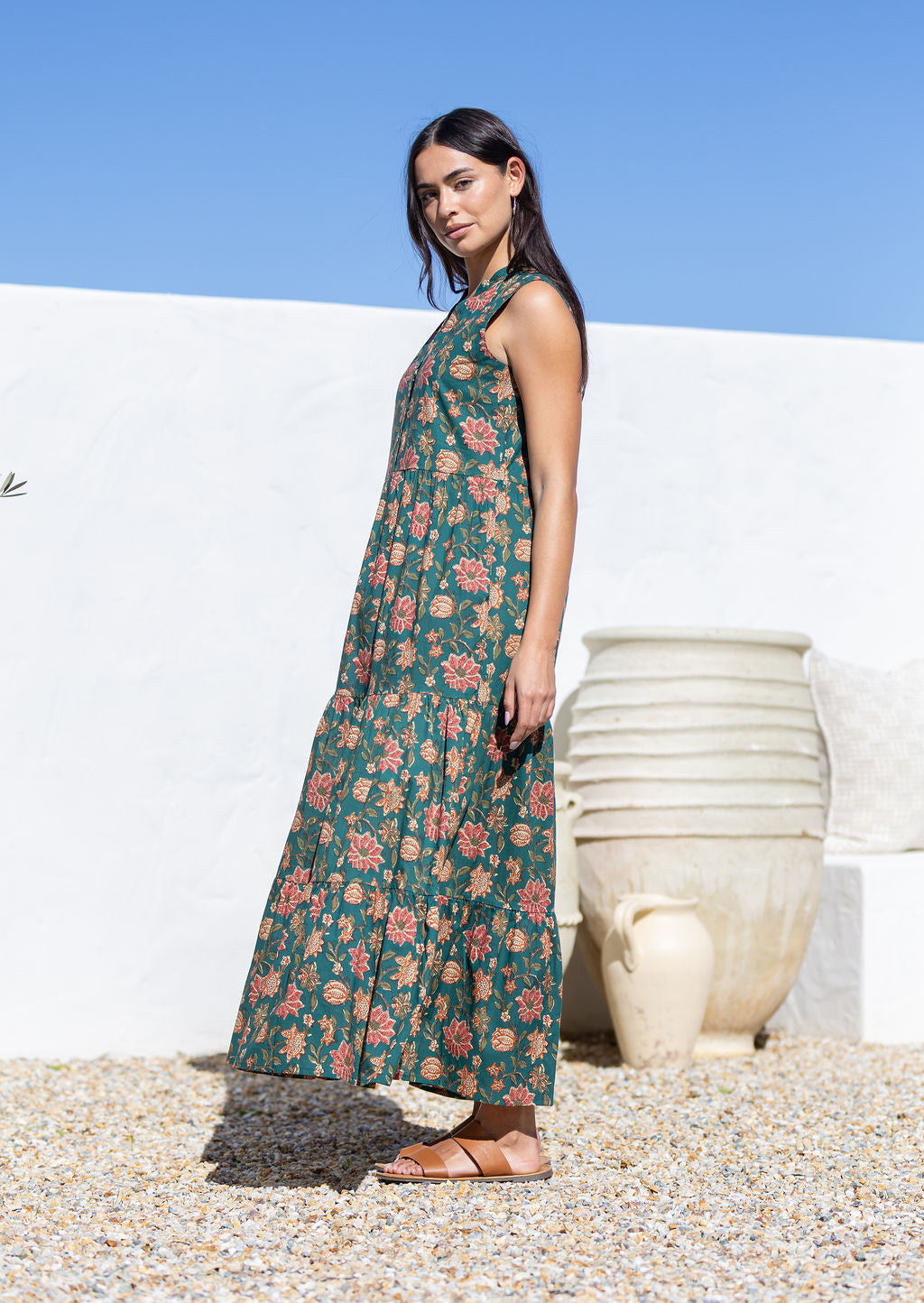 Boho Tiered Maxi Dress Vanya