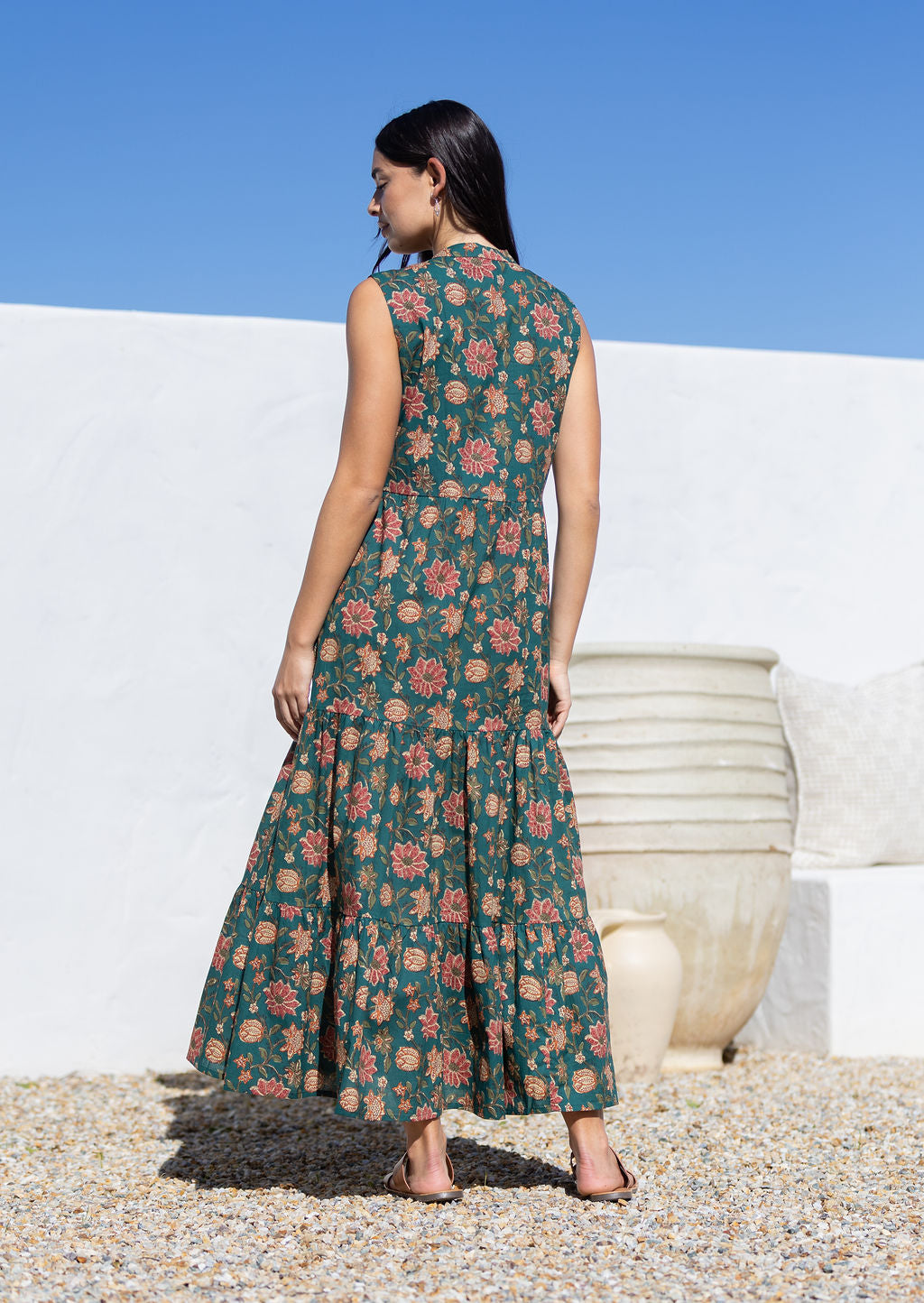 Boho Tiered Maxi Dress Vanya