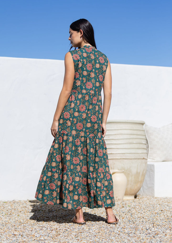 Boho Tiered Maxi Dress Vanya