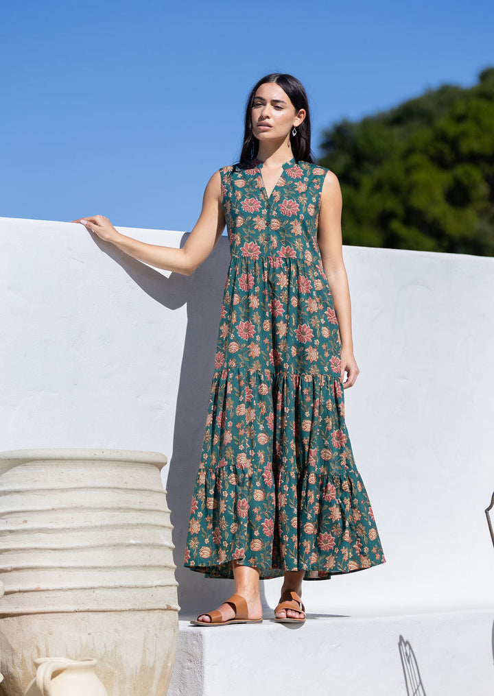 Boho Tiered Maxi Dress Vanya