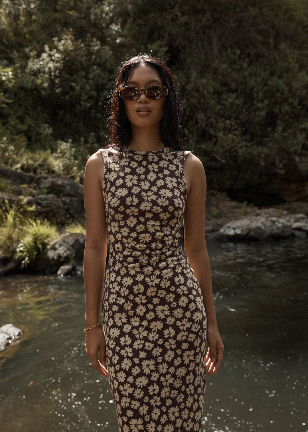 Womens Astoria - Maxi Dress - Coffee