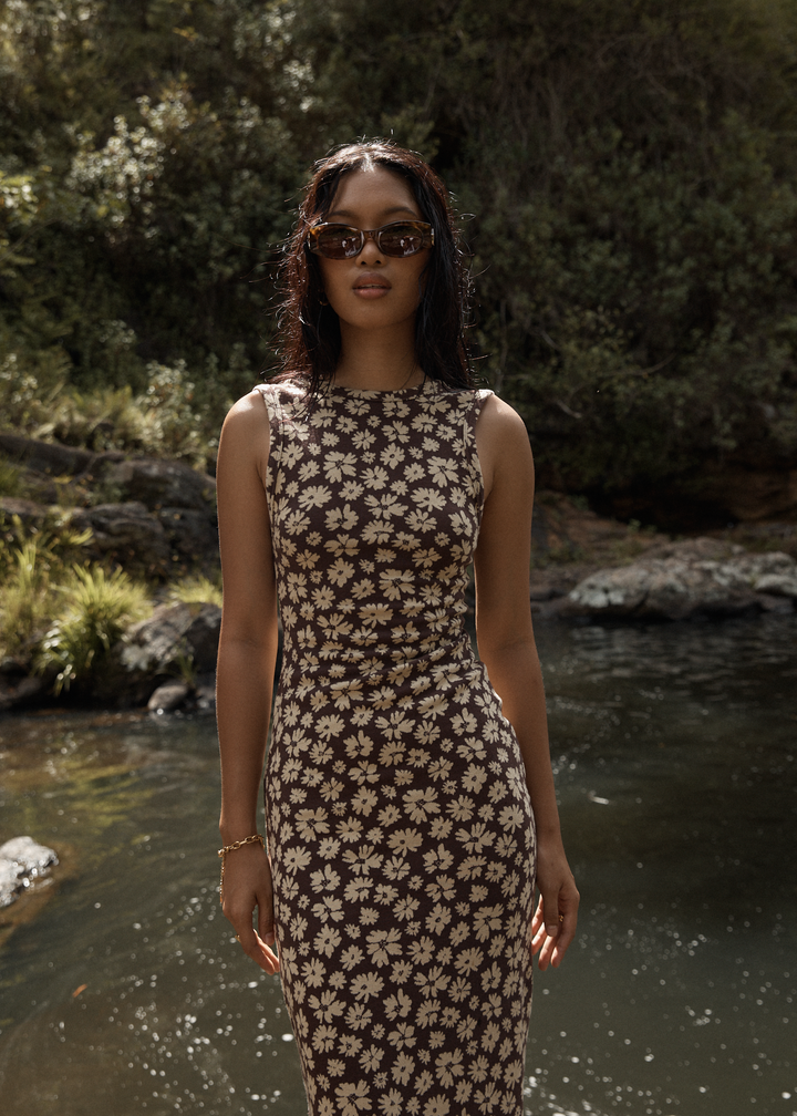 Womens Astoria - Maxi Dress - Coffee