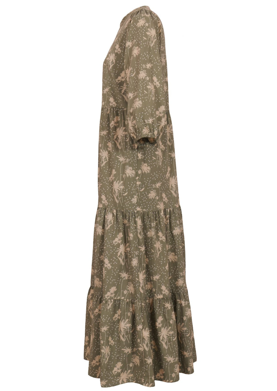 Cascade Tiered Maxi Dress