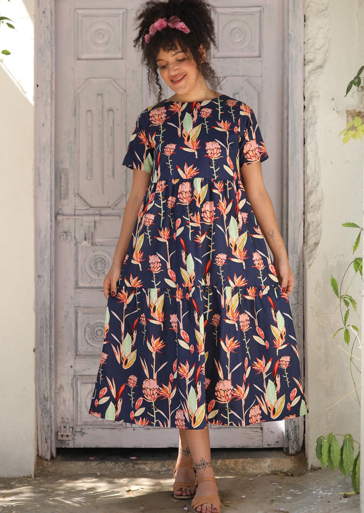 Claudia Dress Bird of Paradise