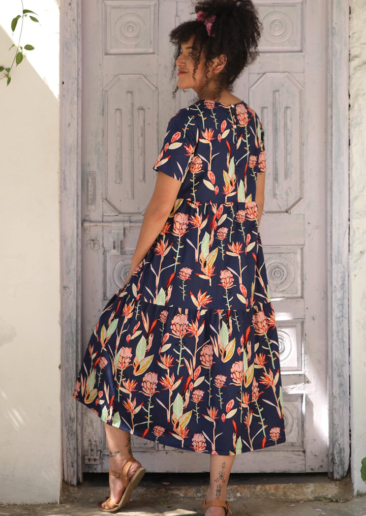 Claudia Dress Bird of Paradise