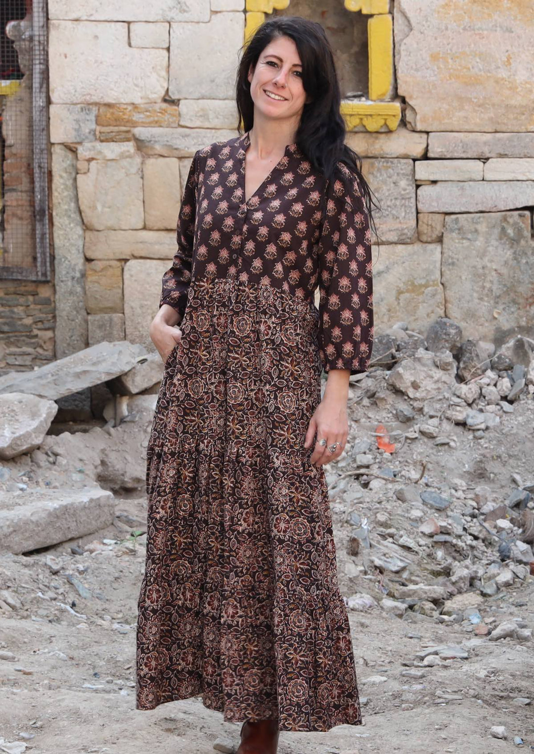 Mahika Tiered Maxi Dress