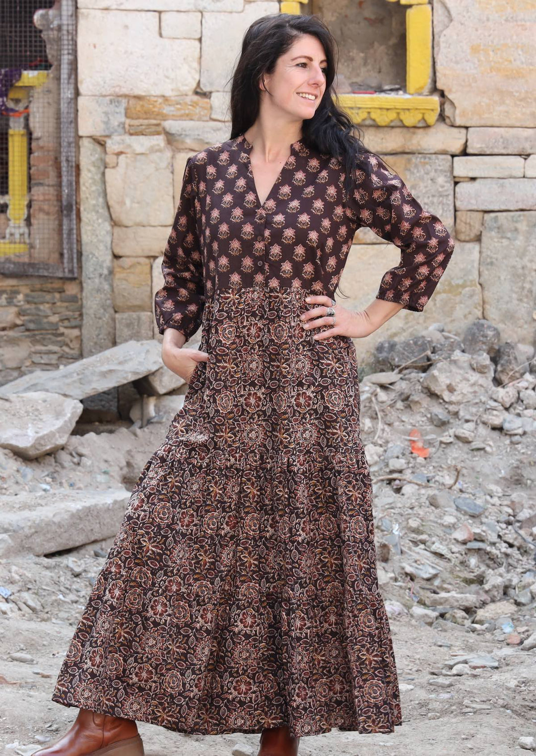 Mahika Tiered Maxi Dress