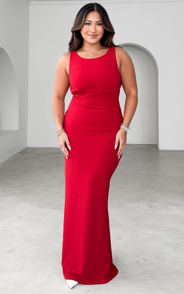 Sylvie Maxi Dress - Red