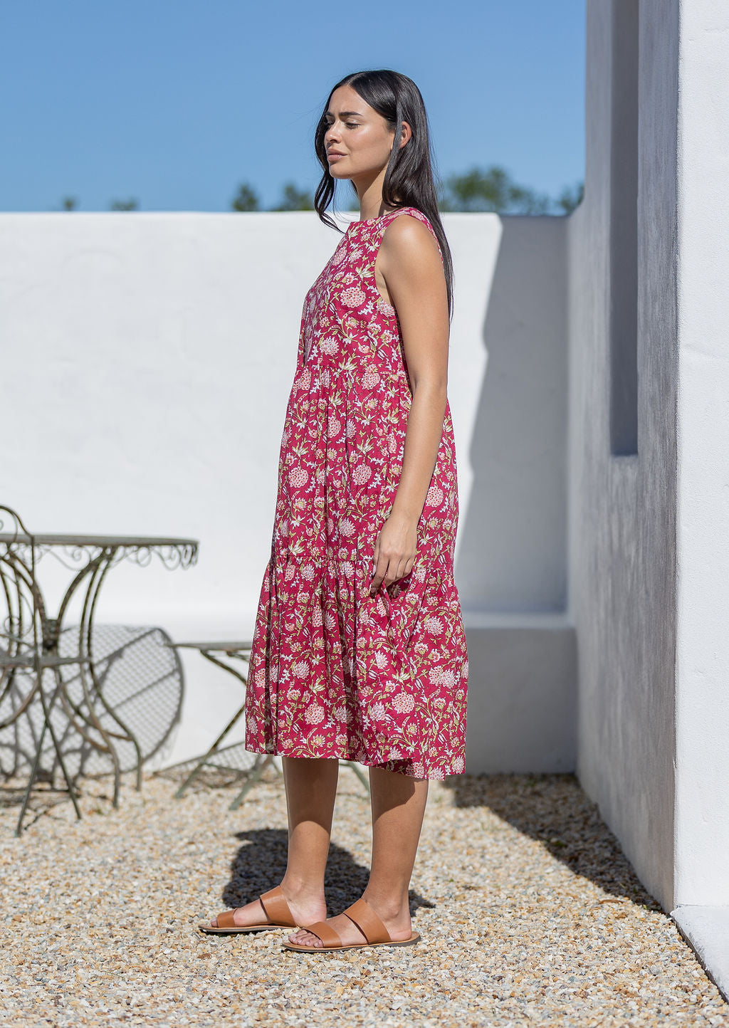 Tully Dress Cranberry