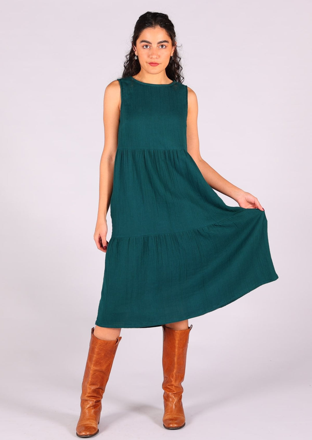 Tully Dress Deep Teal