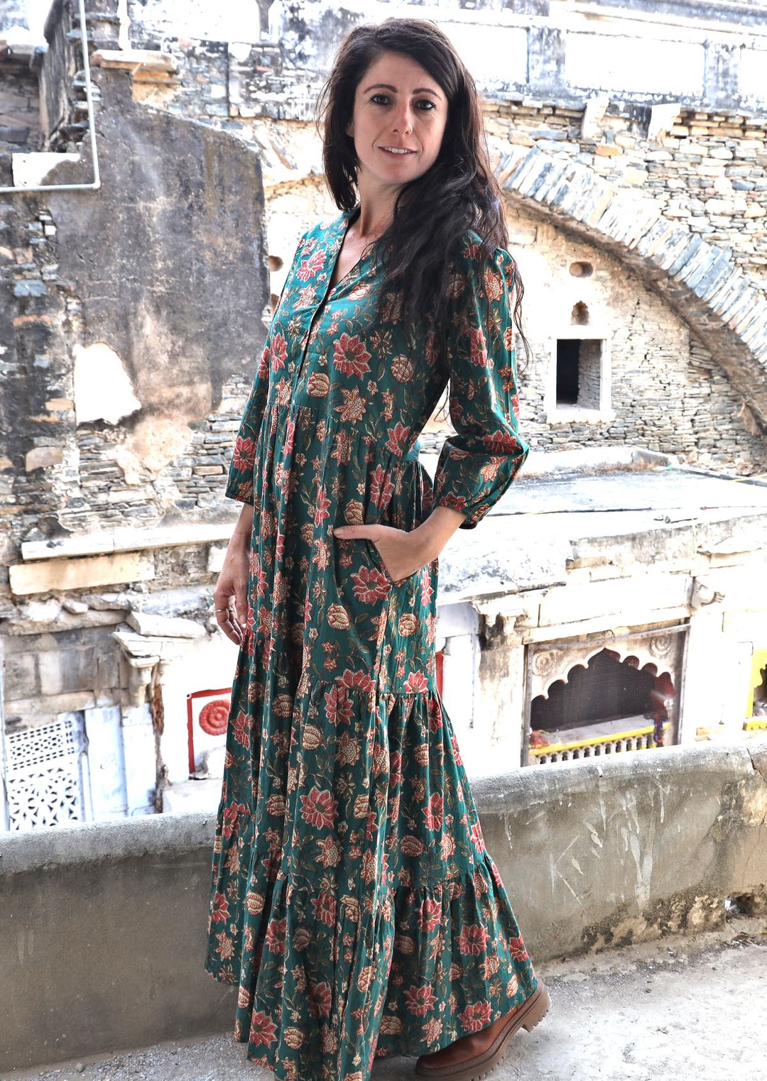 Vanya Tiered Maxi Dress
