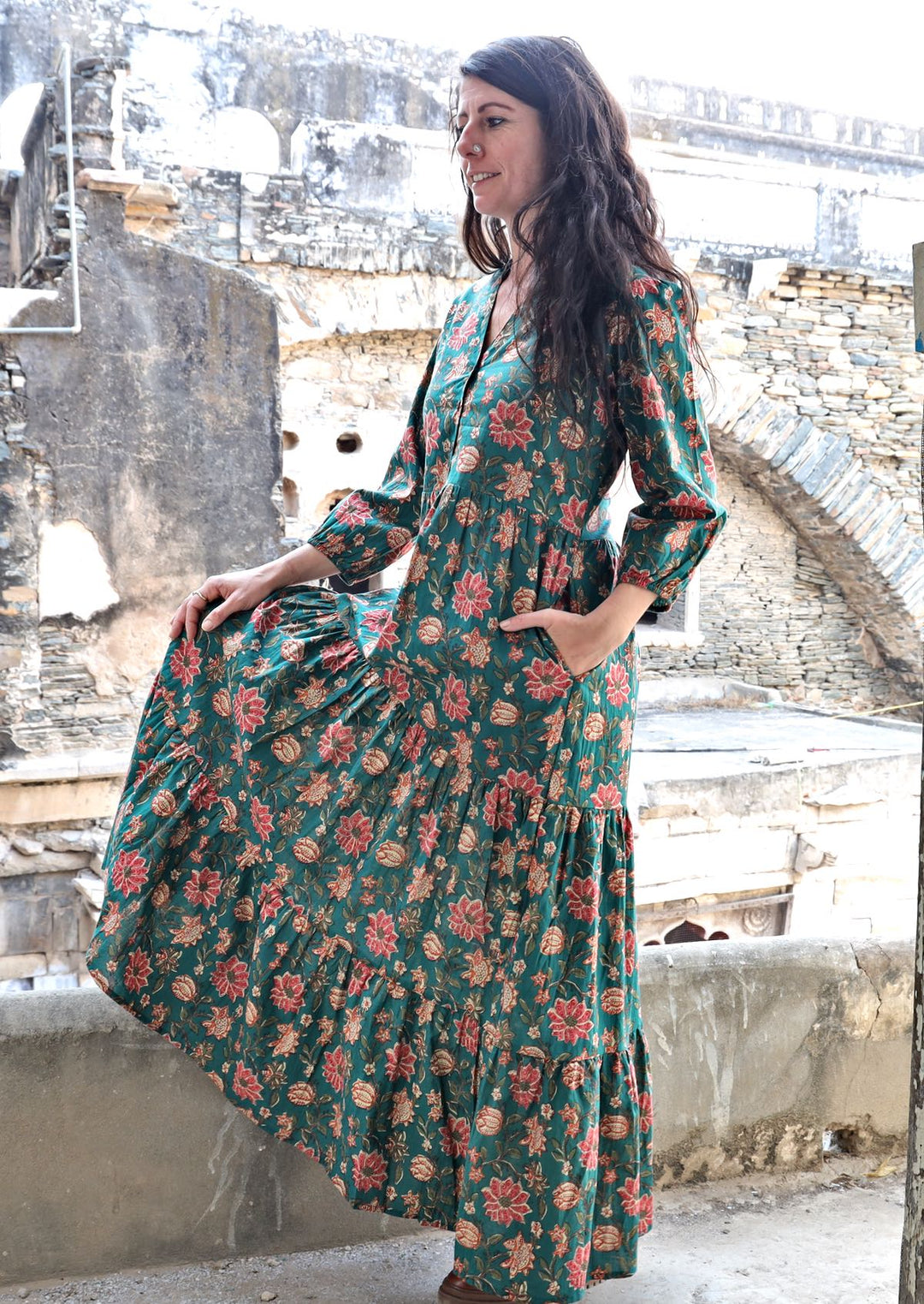 Vanya Tiered Maxi Dress