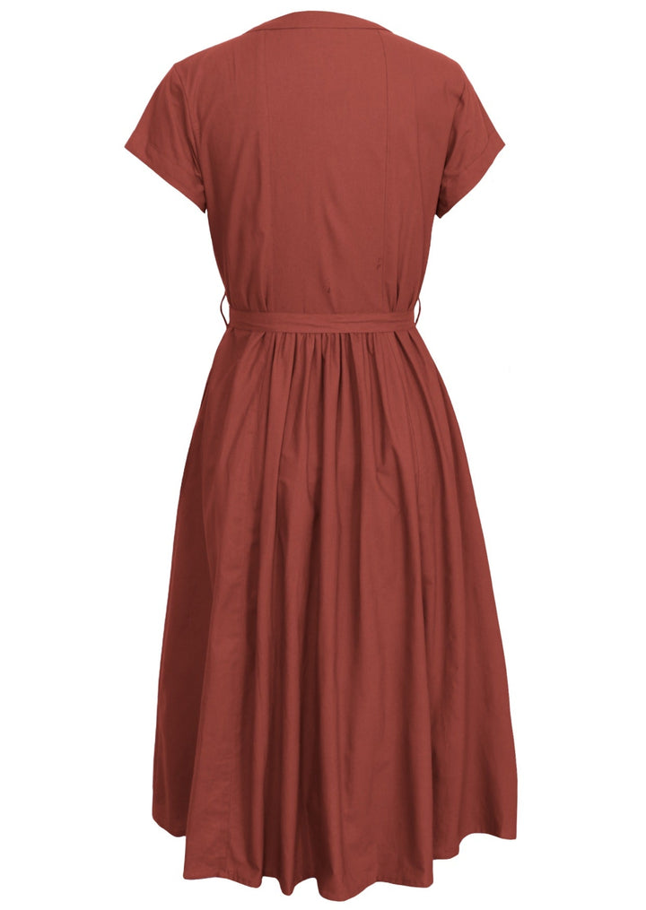 Vivien Dress Burnt Henna