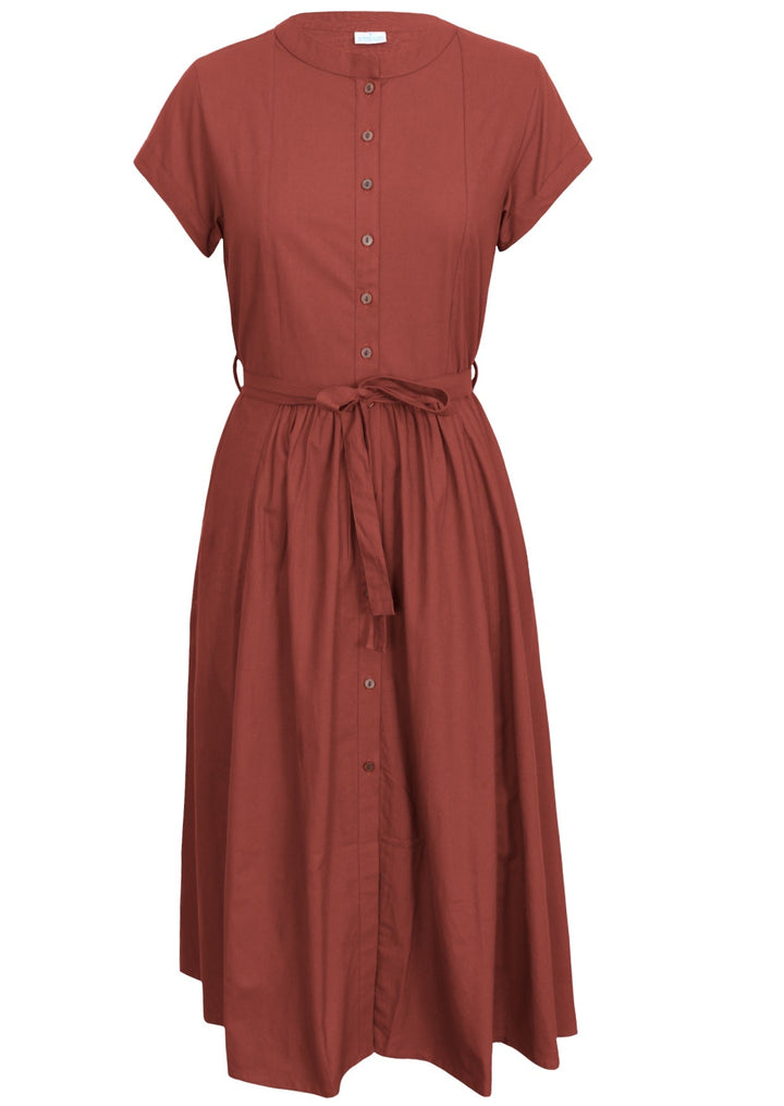 Vivien Dress Burnt Henna