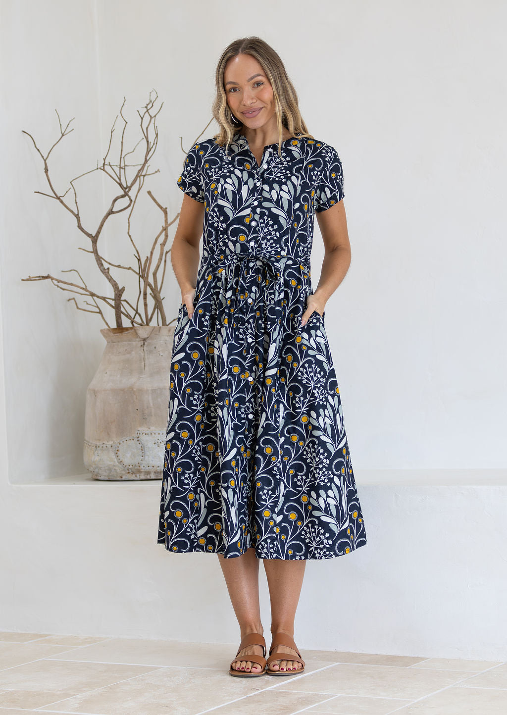 Vivien Dress Wattle