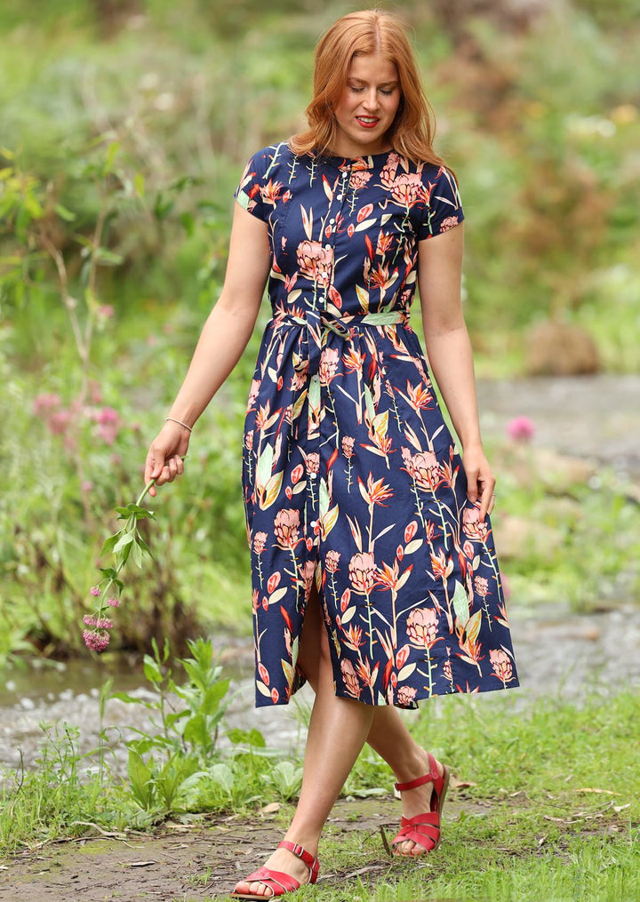 Vivien Dress Bird of Paradise
