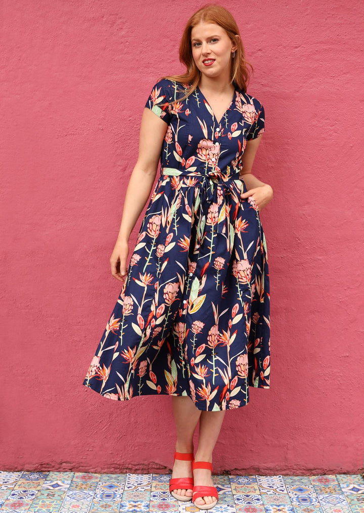 Vivien Dress Bird of Paradise