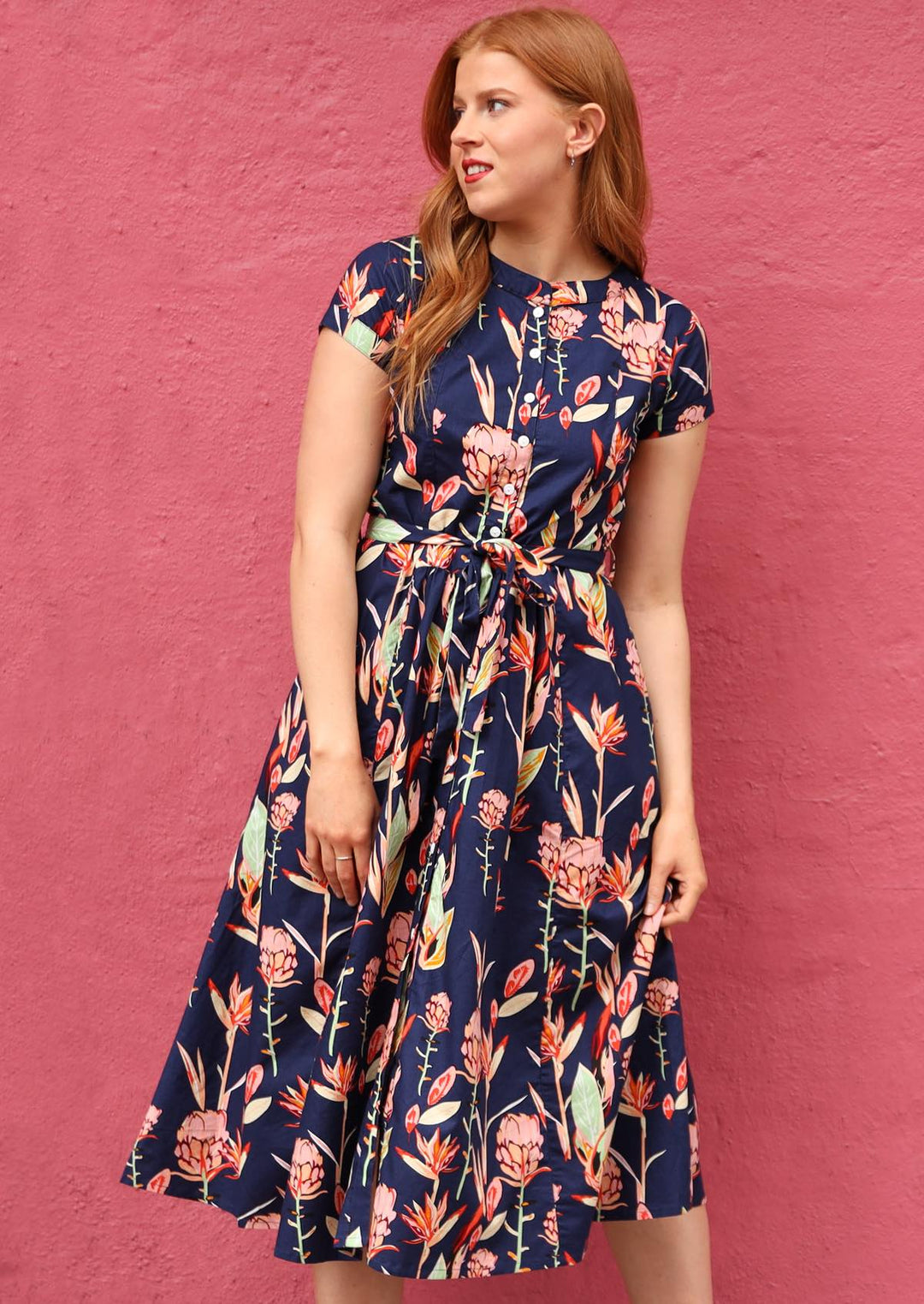 Vivien Dress Bird of Paradise