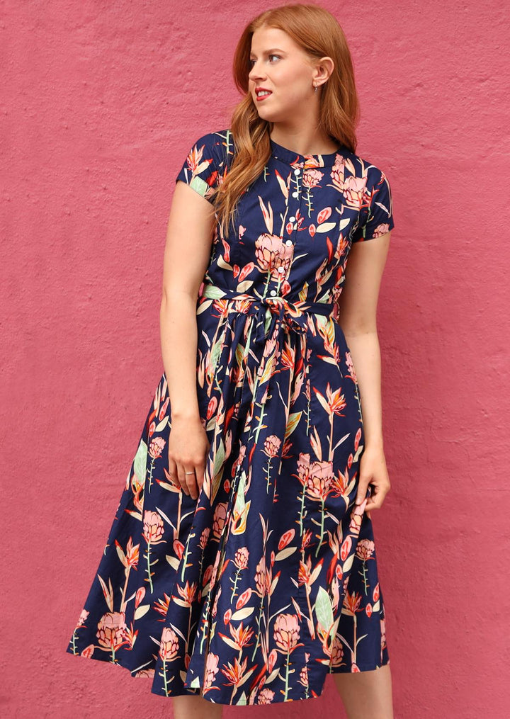 Vivien Dress Bird of Paradise