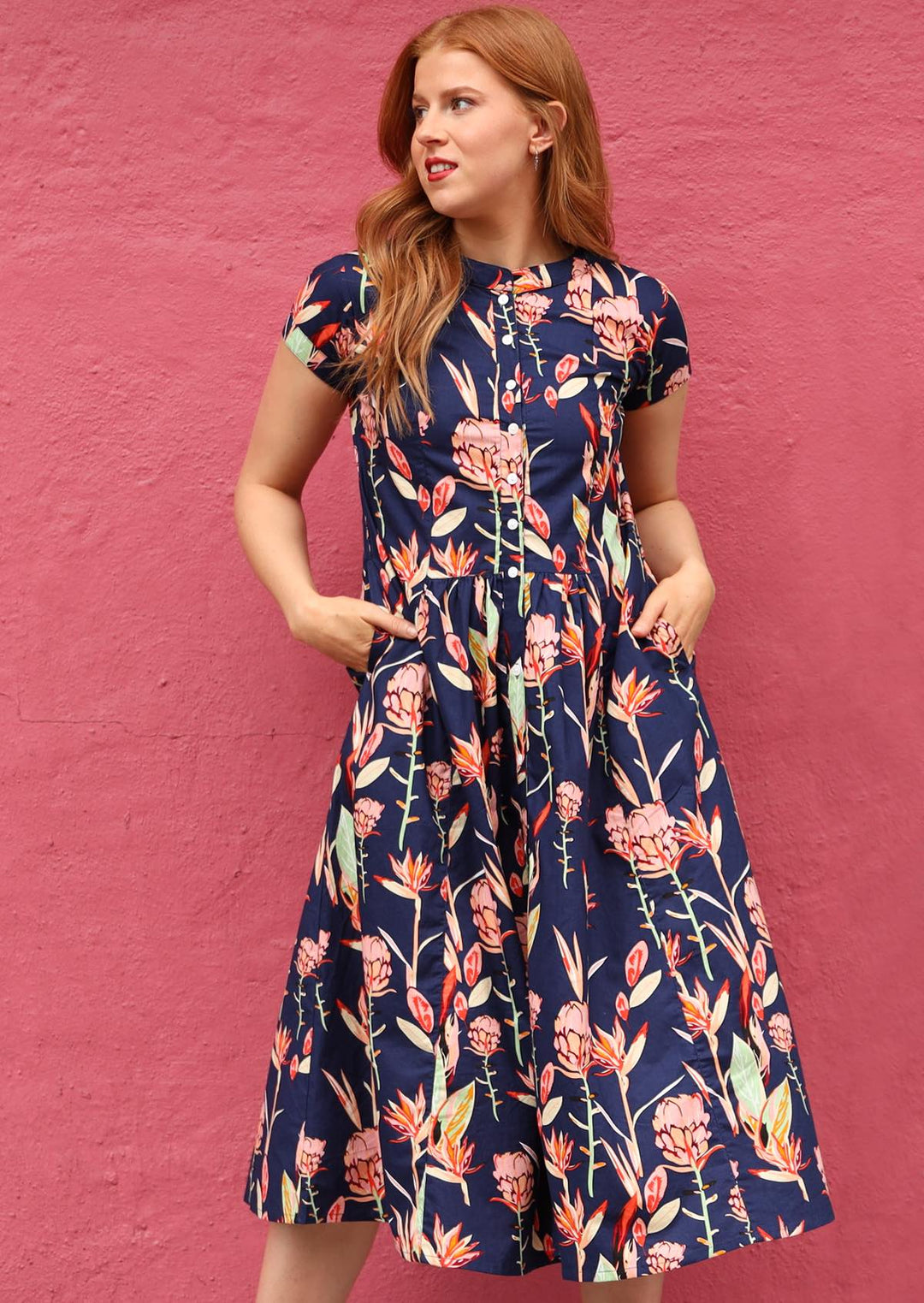 Vivien Dress Bird of Paradise