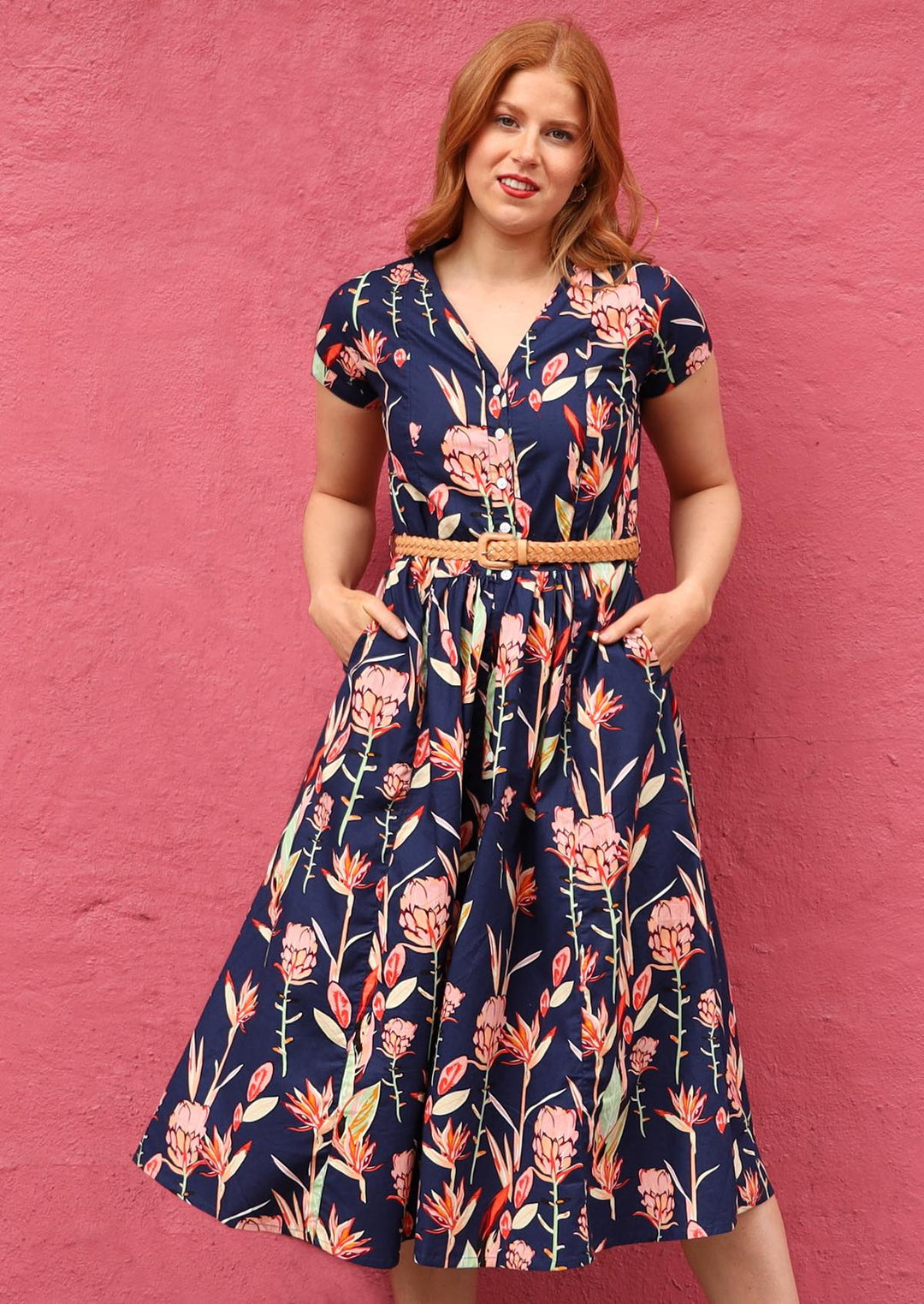 Vivien Dress Bird of Paradise