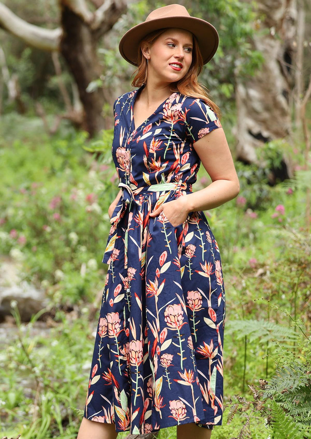 Vivien Dress Bird of Paradise