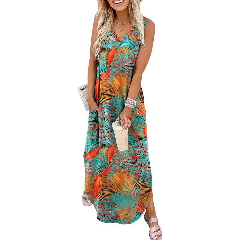 Summer Dresses Maxi Dress Vacation Beach Sundresses